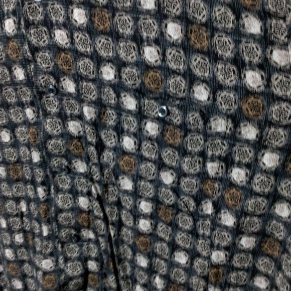 Vintage career club 2X short sleeve casual button down shirt with pocket - Picture 3 of 6